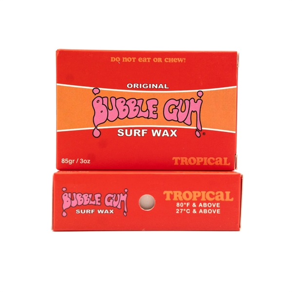 Bubble Gum Red Surf Wax – Tropic >23 C